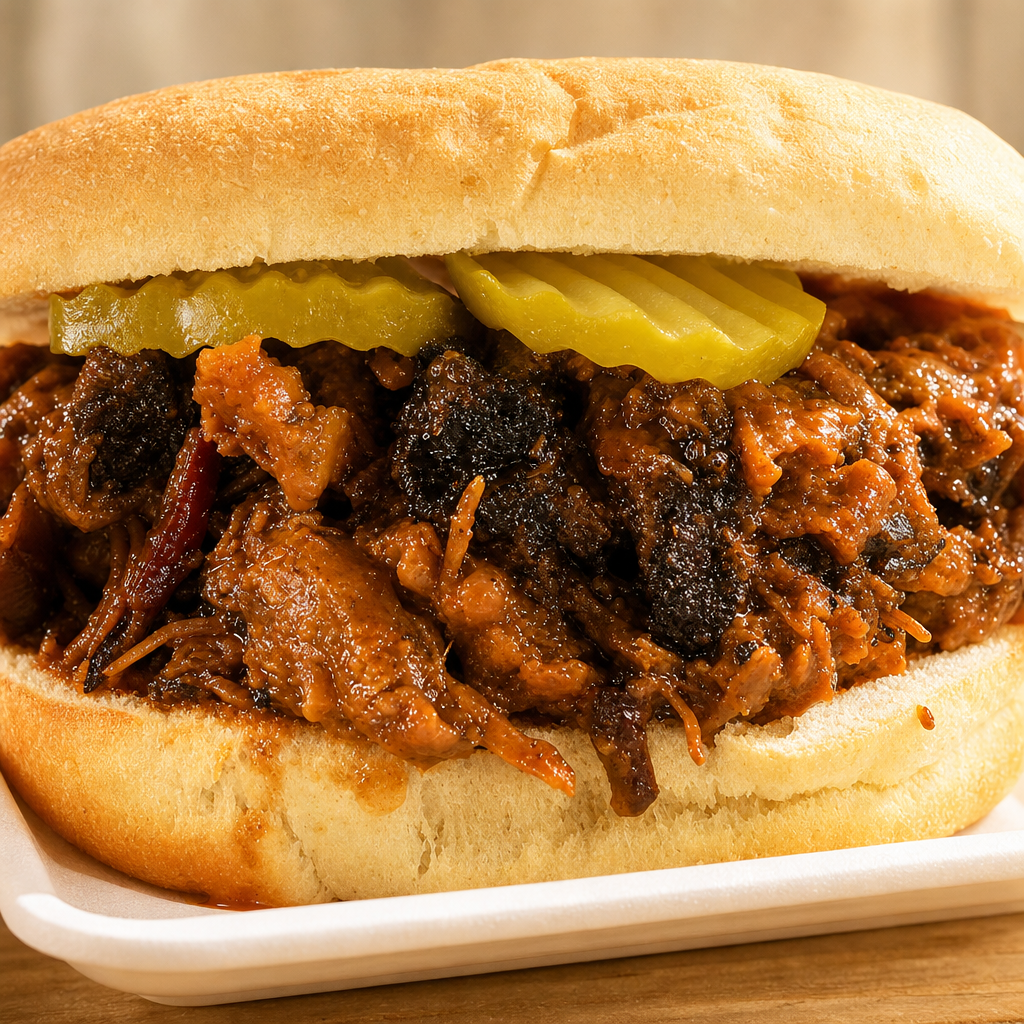 Chopped Beef Sandwich.