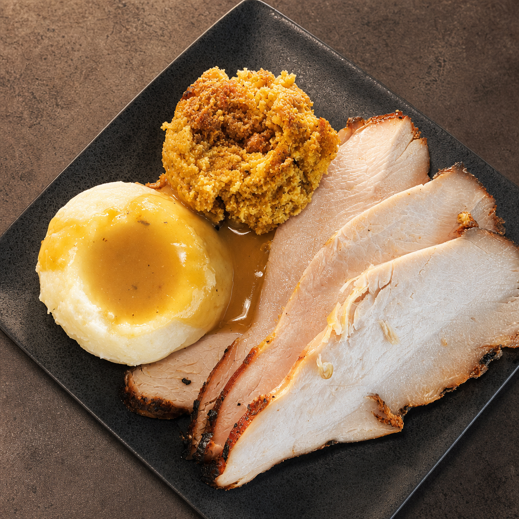 Turkey & Dressing Plate.