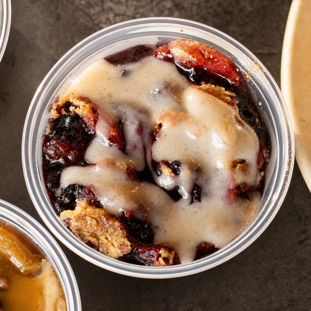 Blackberry Cobbler.