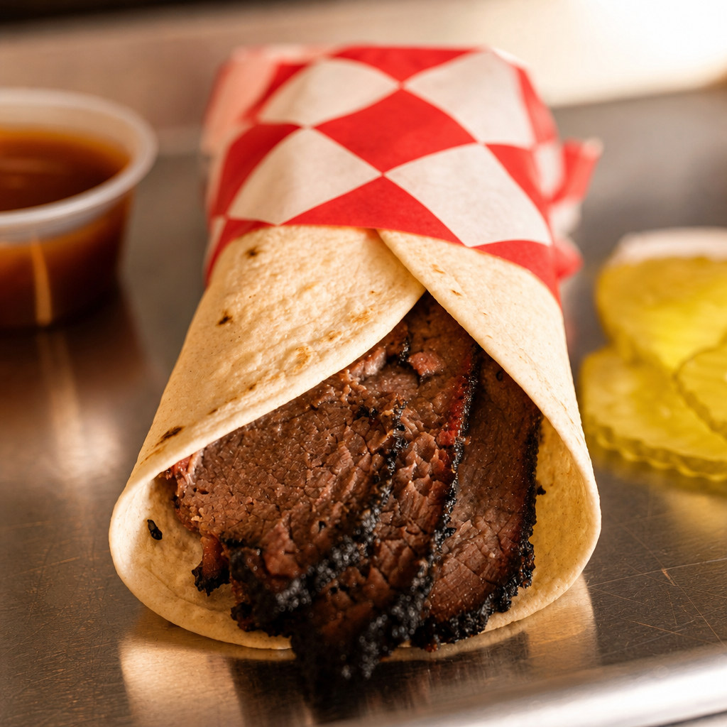 Brisket Wrap.