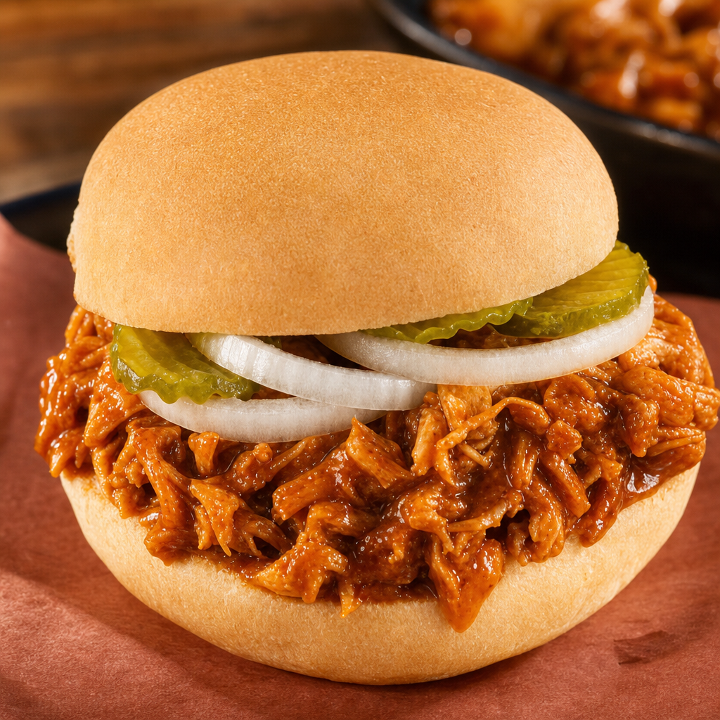 Pulled Pork half pound.