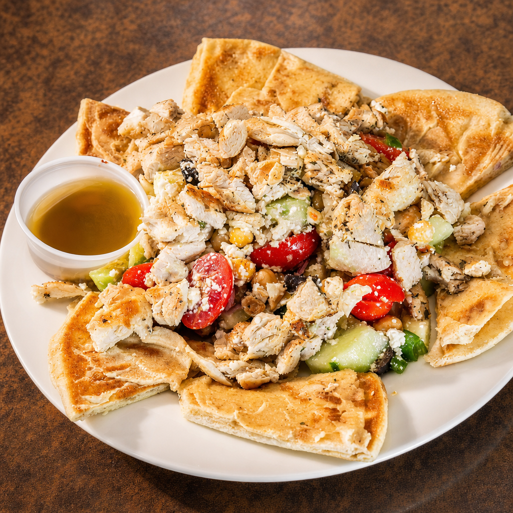 Napitas (Greek Nachos)