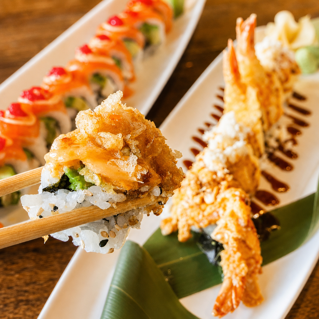 Flaming Crab Roll