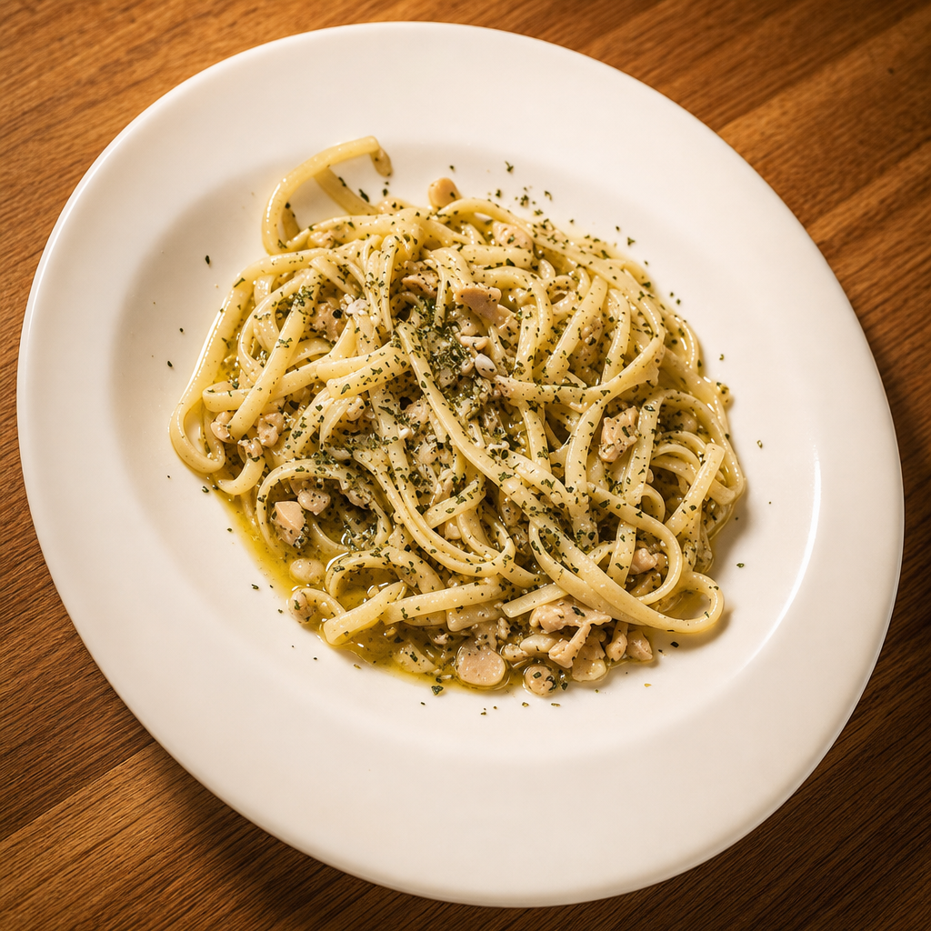 Pasta  Clam in lemon butter white wine Sauce
