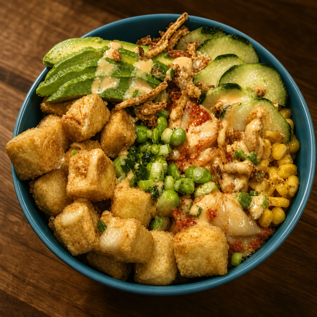 Veggie Tofu Bowl.