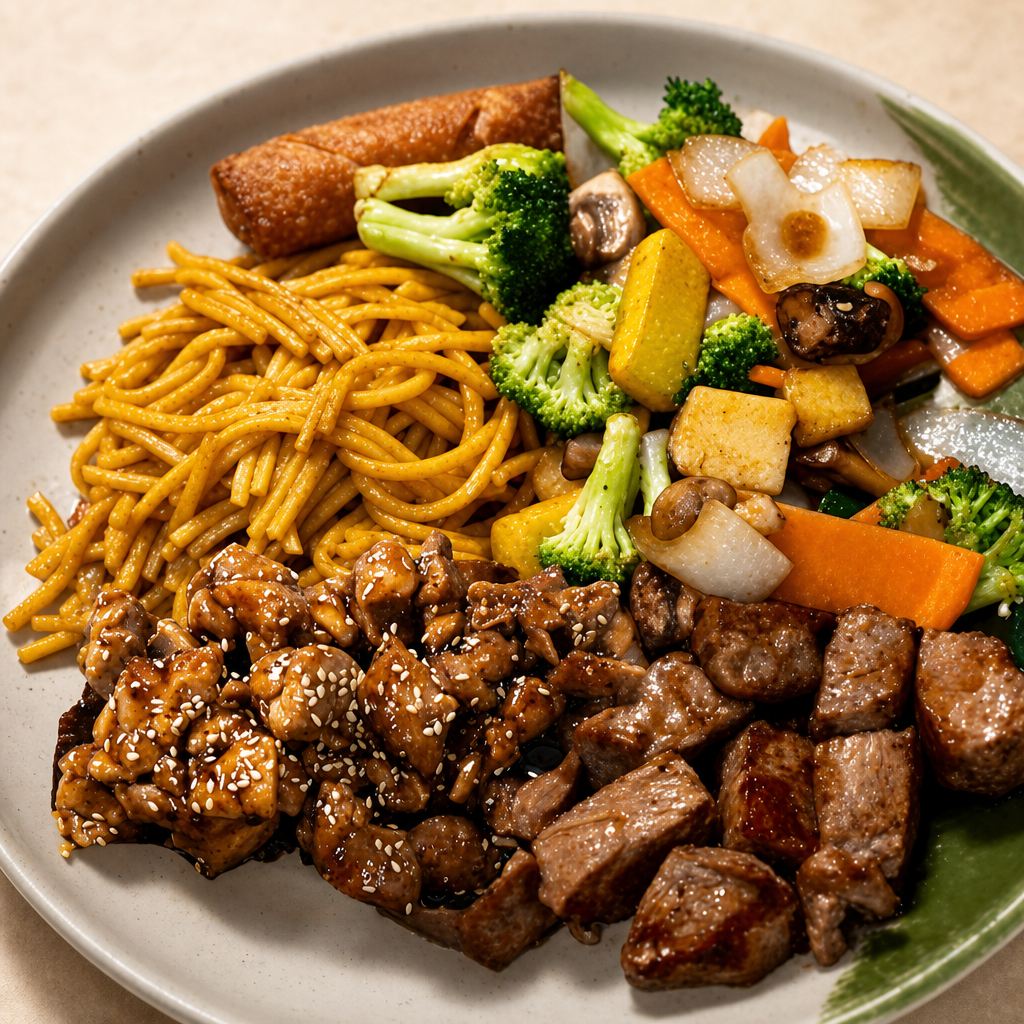 Chicken and Steak.