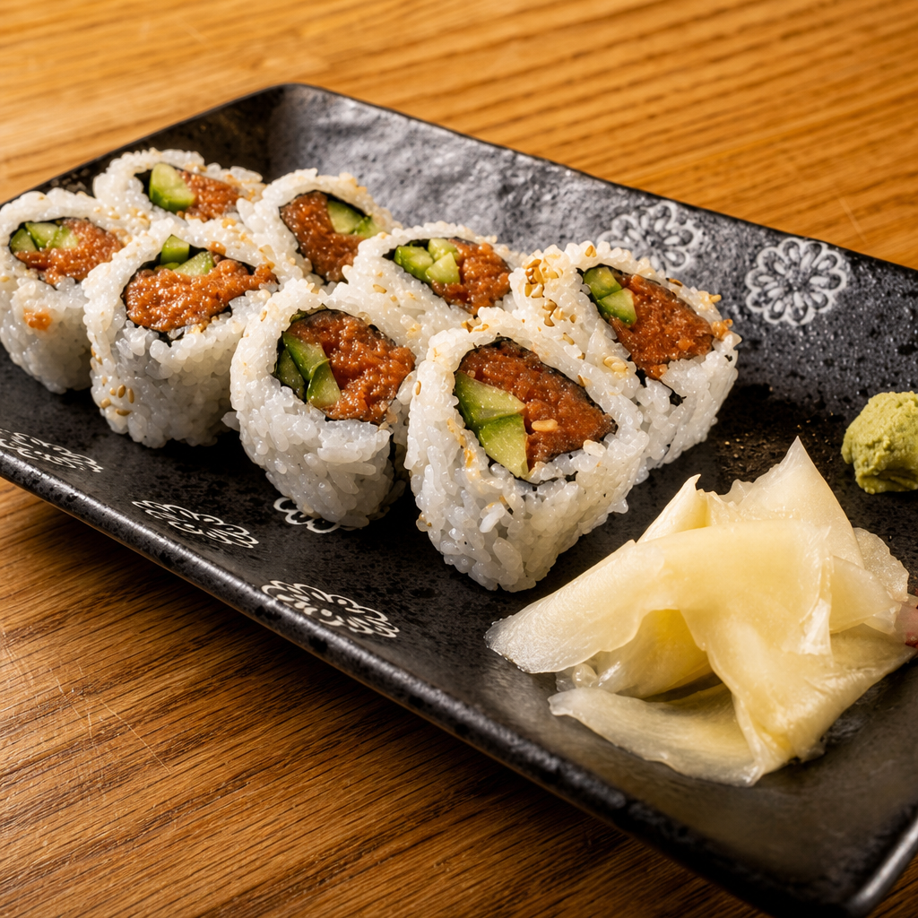 *Spicy Tuna Roll.