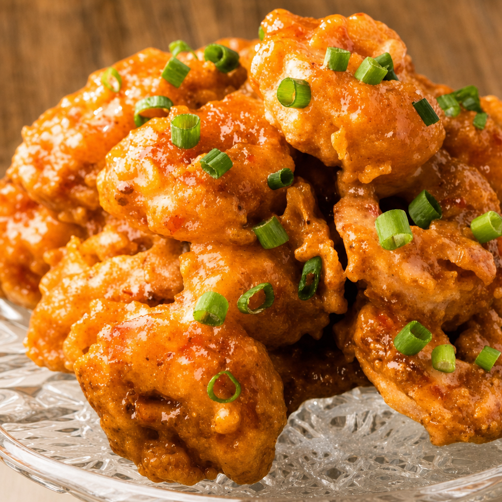 Boom Boom Shrimp Appetizer.