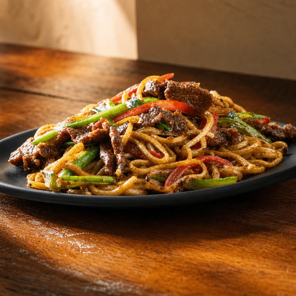 Beef Lo Mein.