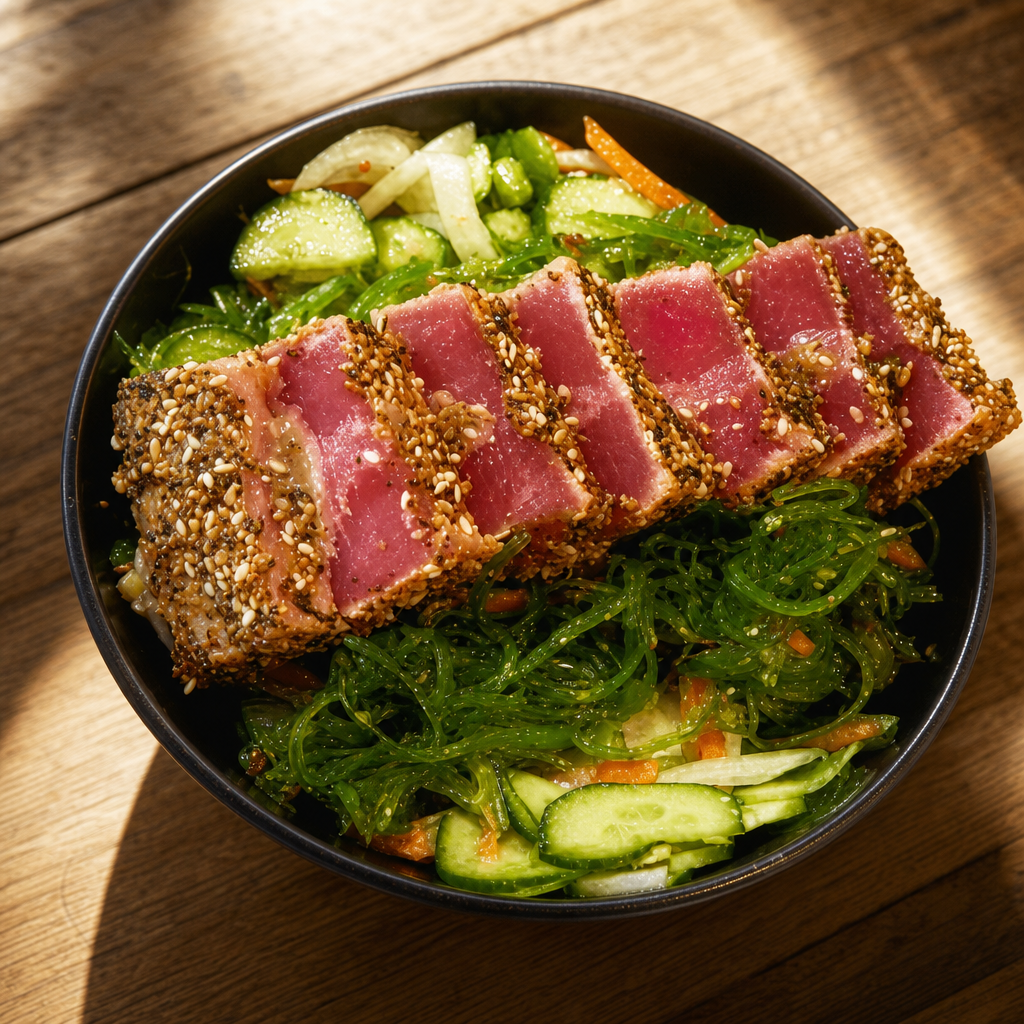 Tuna Tataki Salad Bowl
