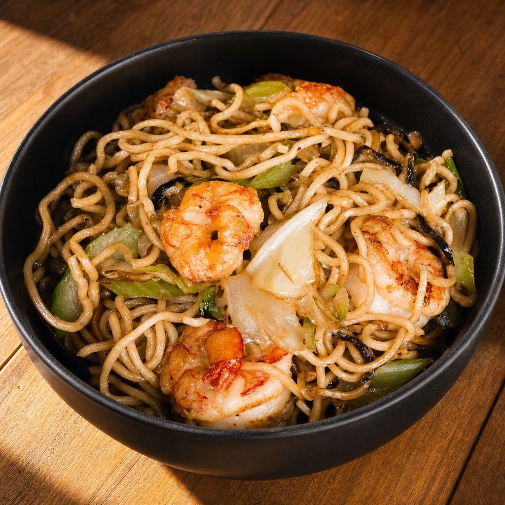 Shrimp Lo Mein.