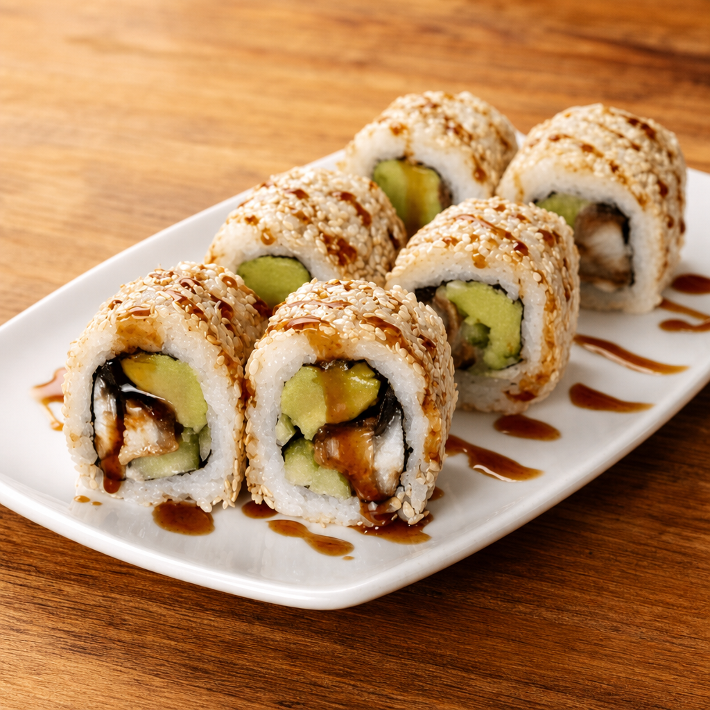 Eel California Roll.