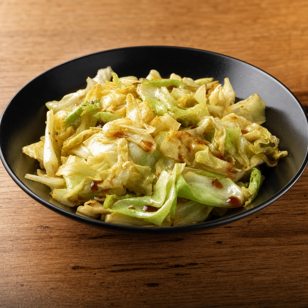 Stir Fry Cabbage.