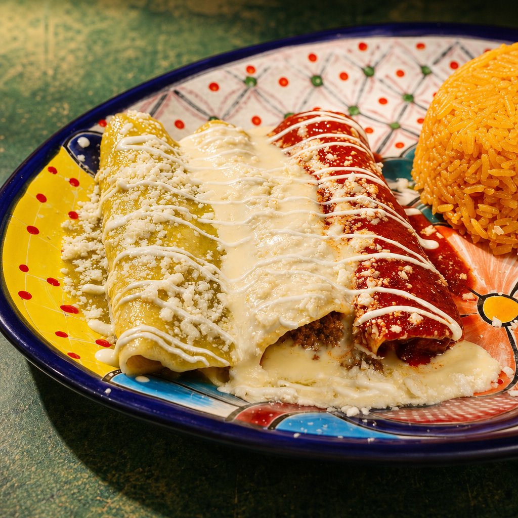 Enchiladas Aztecas.