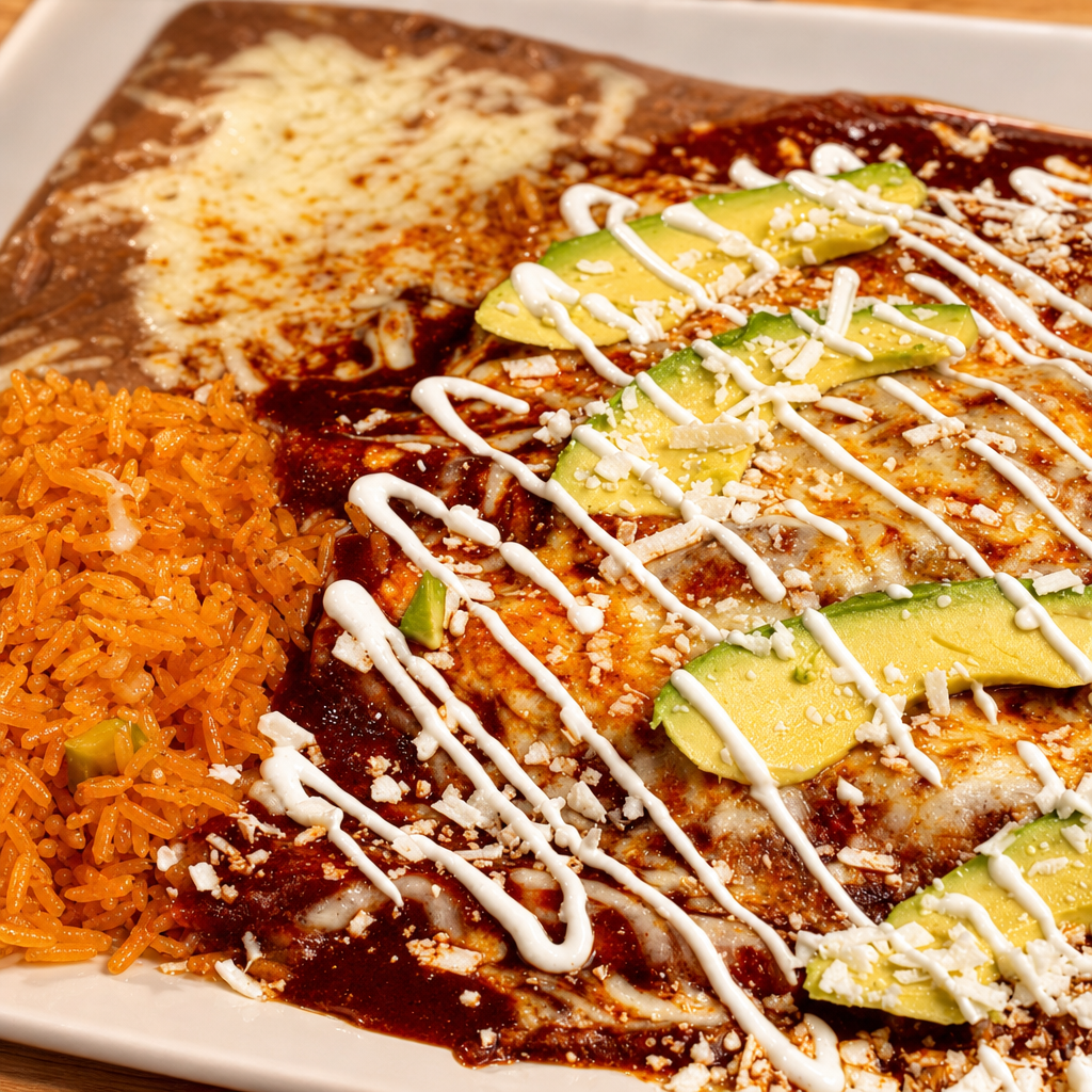 Enchiladas Supremas.