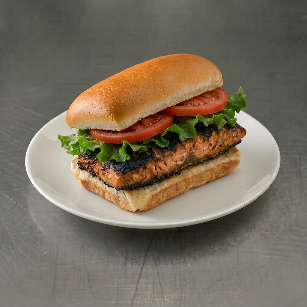 Salmon Sandwich.