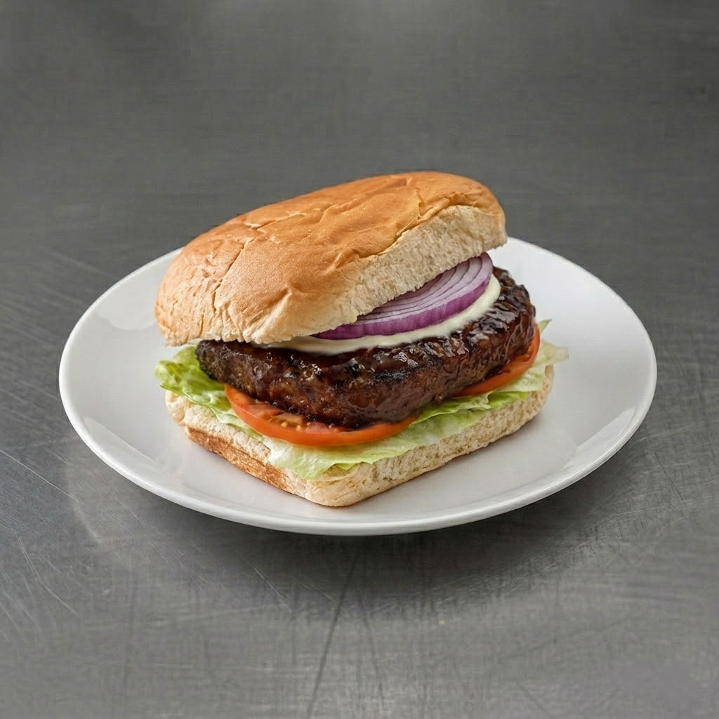 Jerk Vegan Burger.