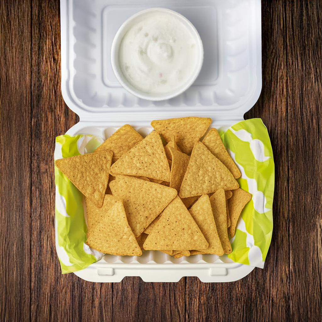 Chips & Queso 8oz.