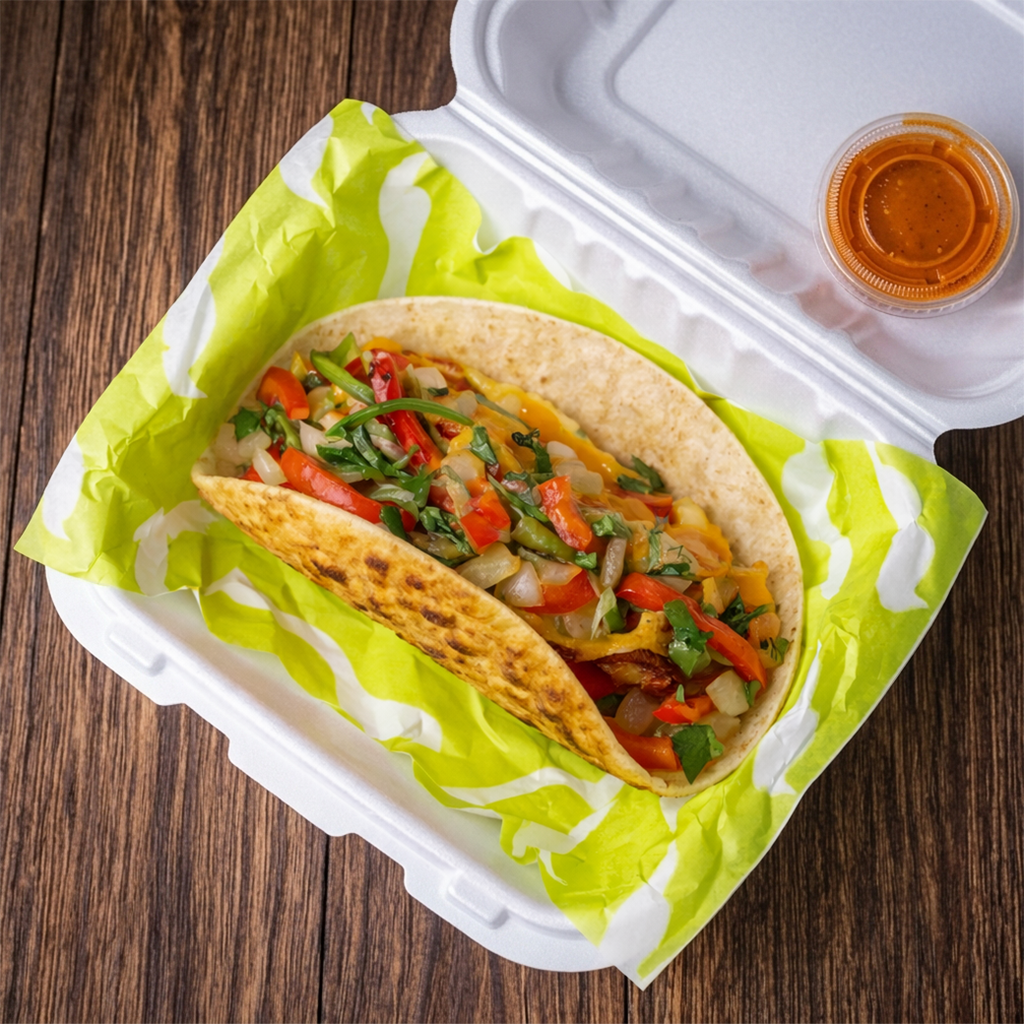 Veggie Fajita Taco.