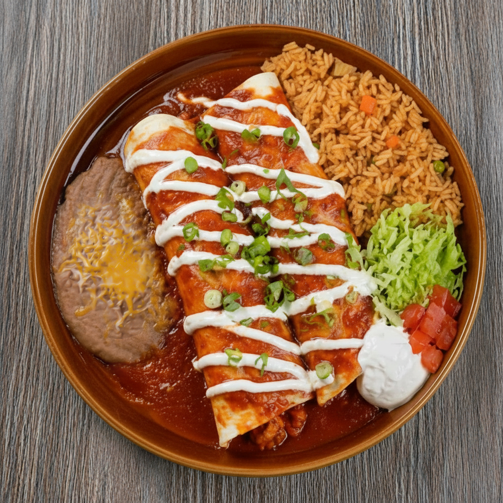 Enchiladas Mexicanas.