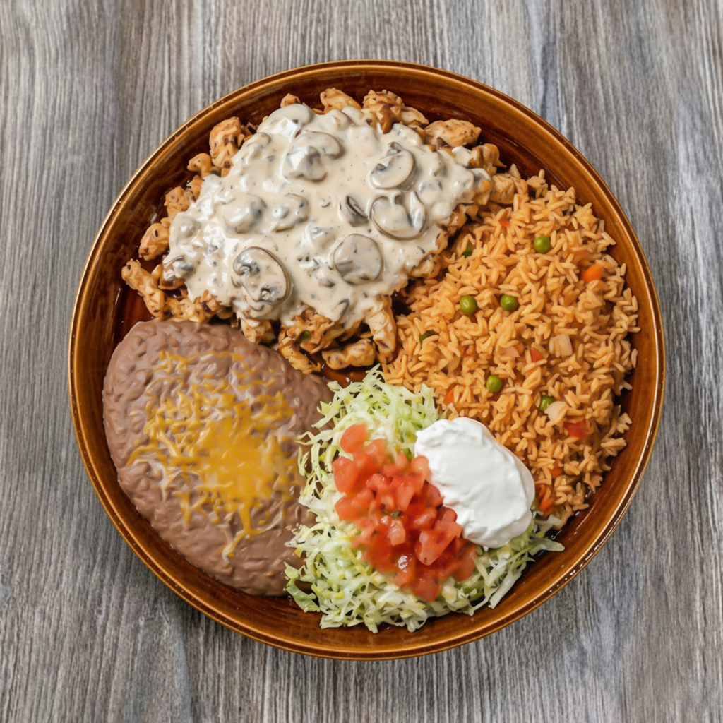 Pollo Con Crema.