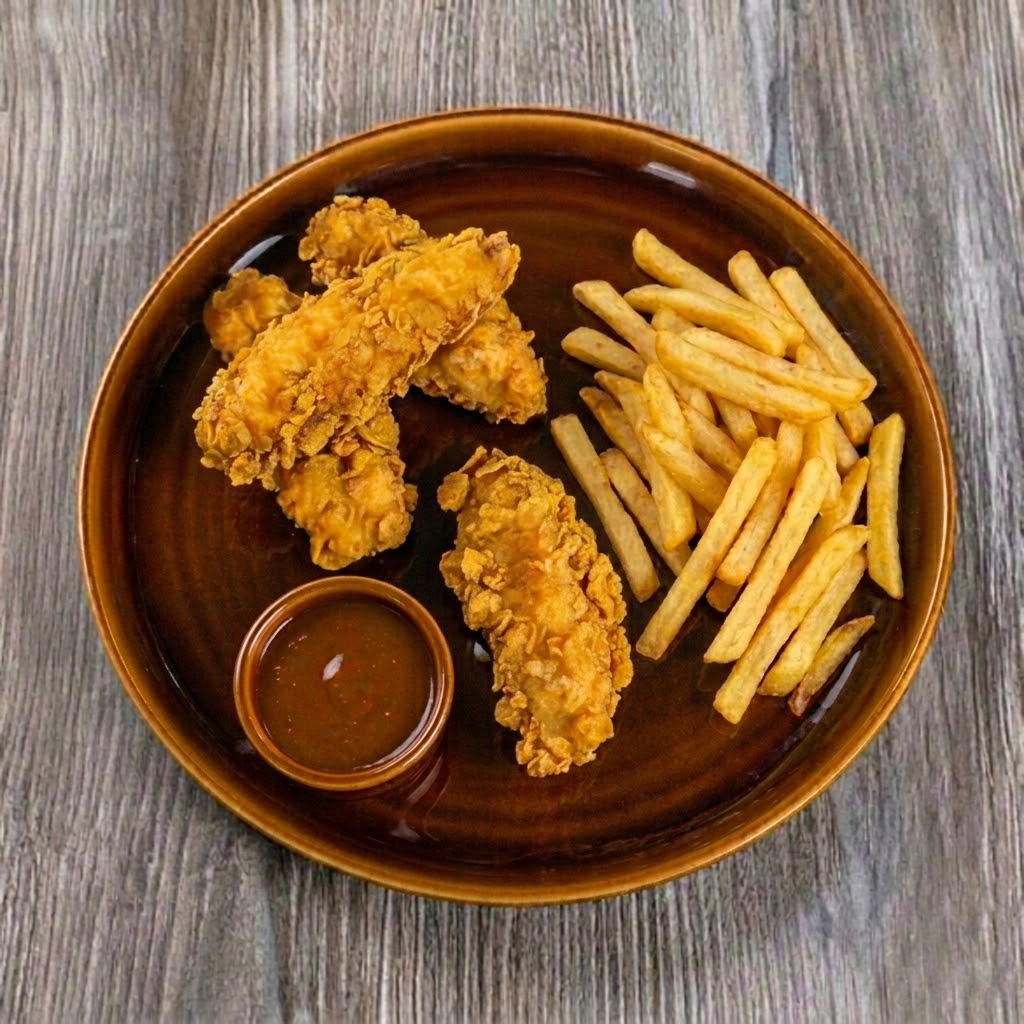 Chicken Fingers & Fries.