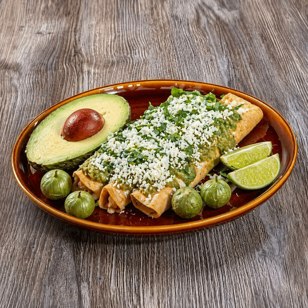 Enchiladas Verdes.