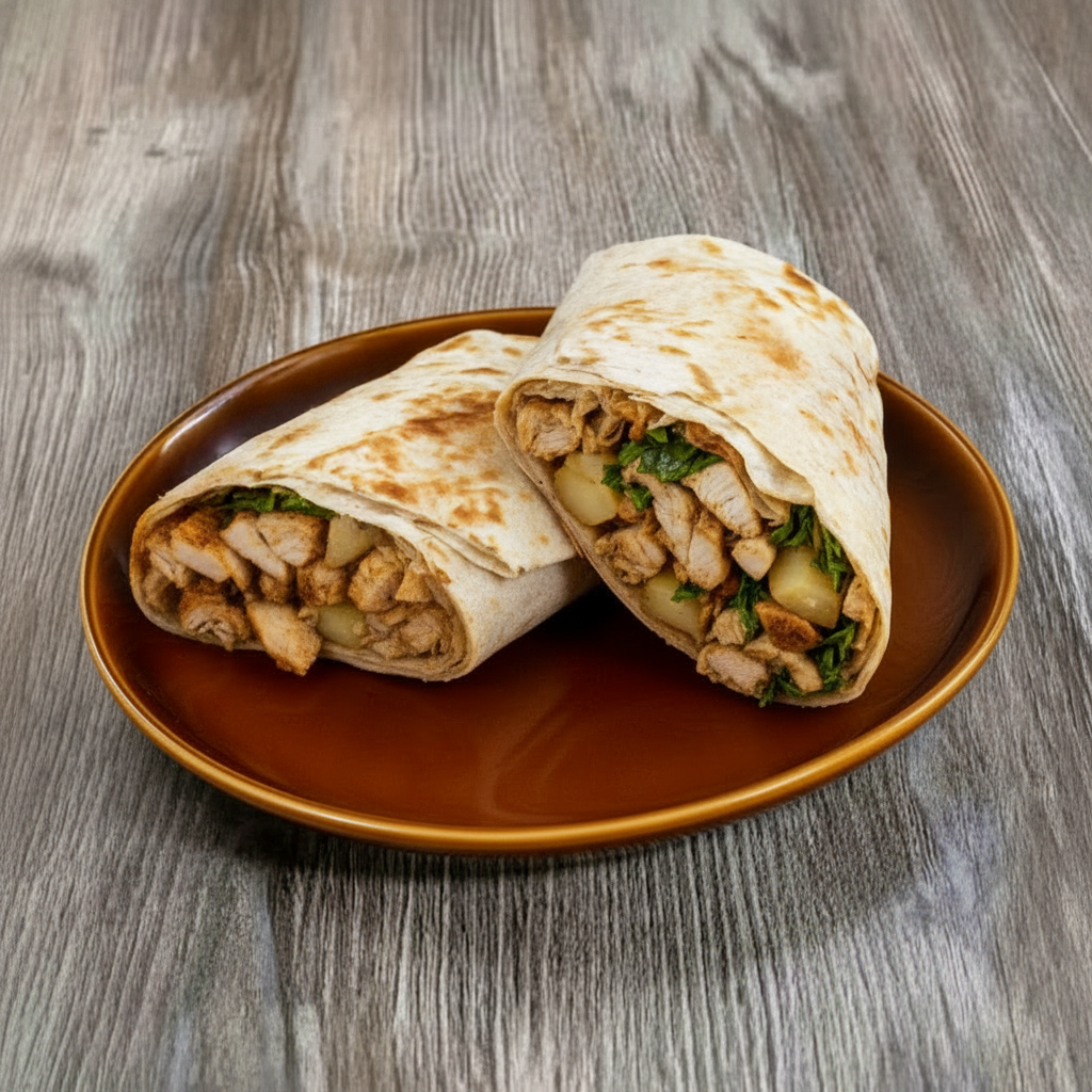 Grilled Steak/Chicken Burrito.