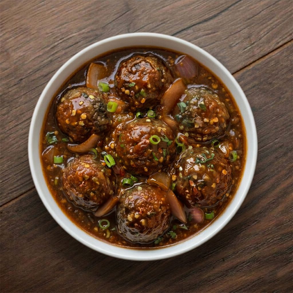 Vegetable Manchurian.