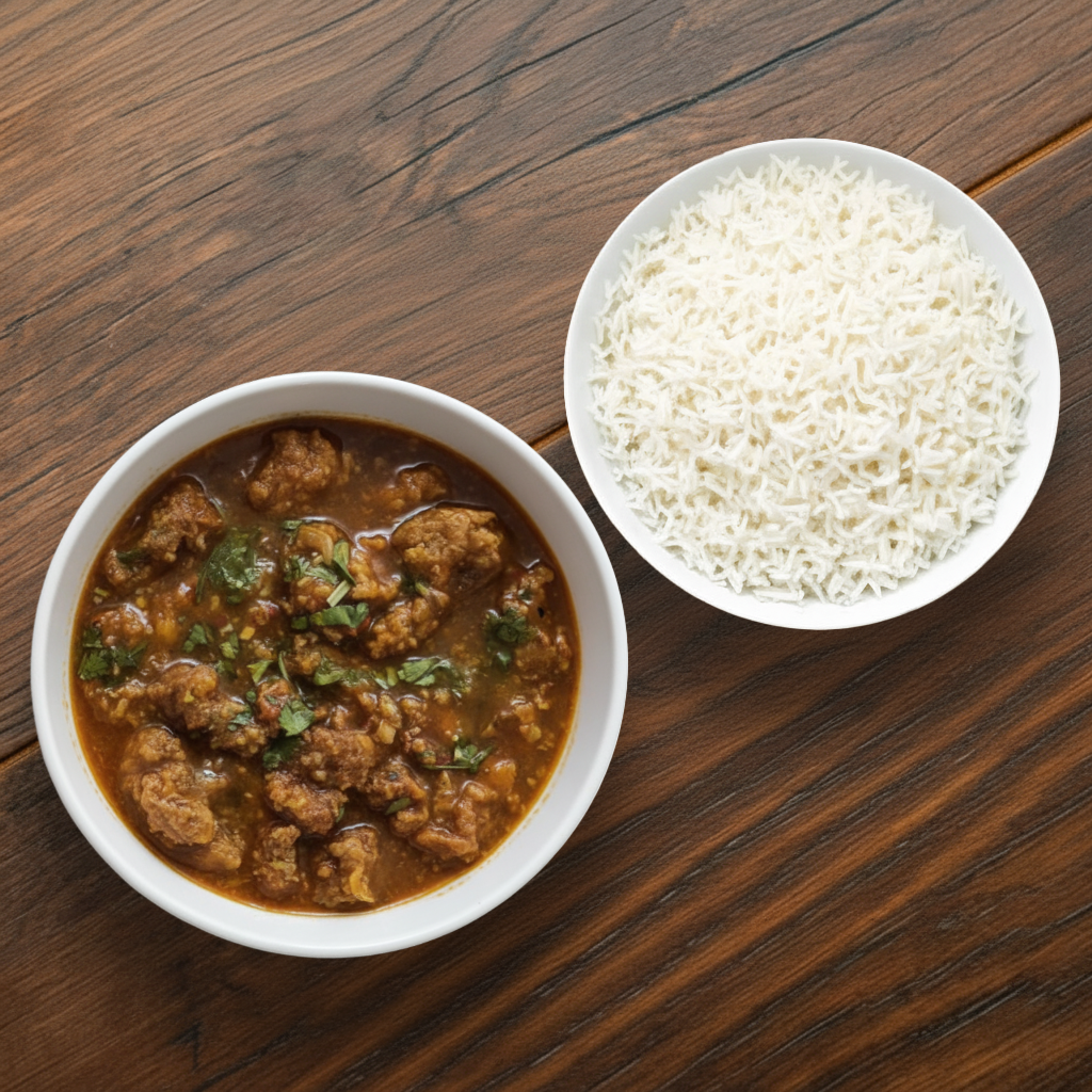 Chicken Manchurian.