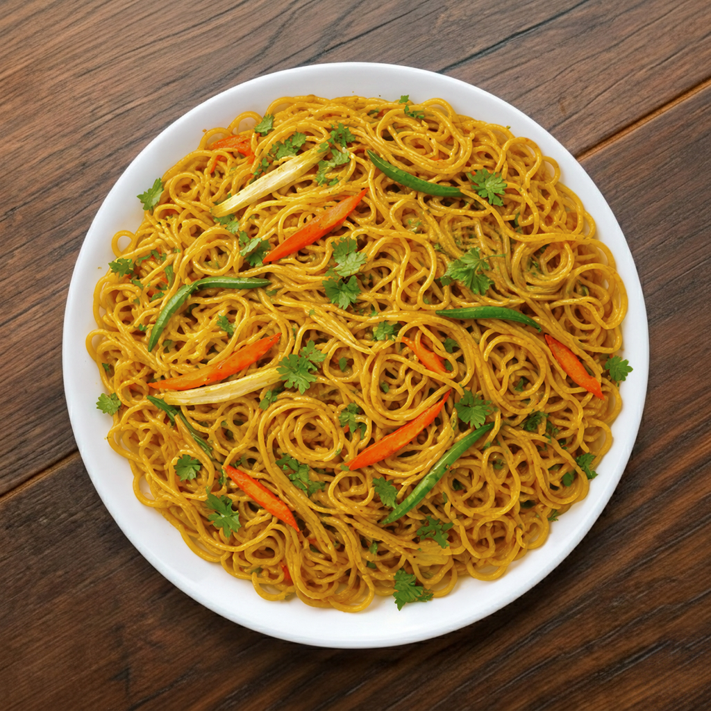Veg. Hakka Noodles.