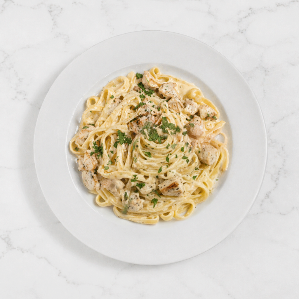 Chicken Fettucine Pasta.