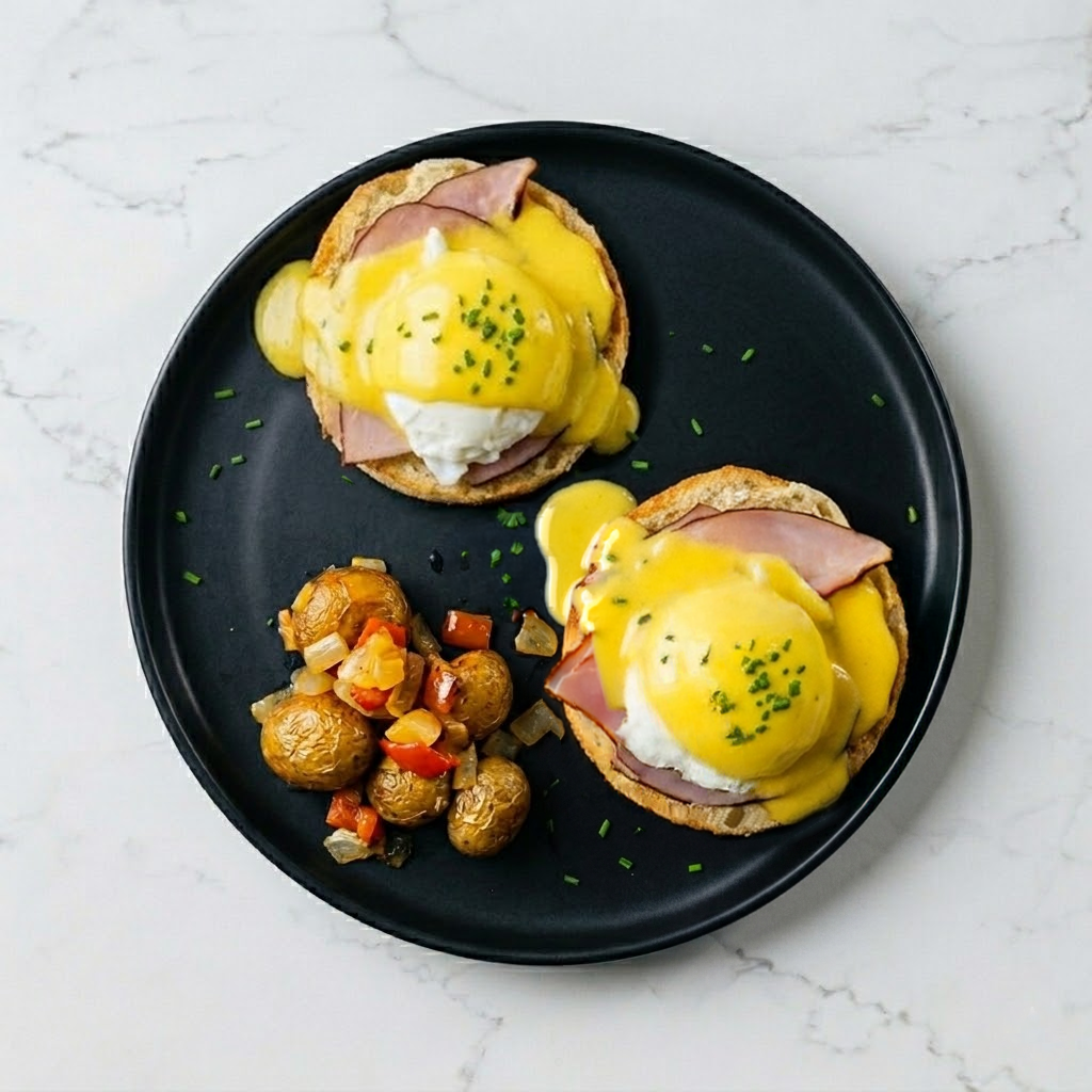EGGS BENEDICT.