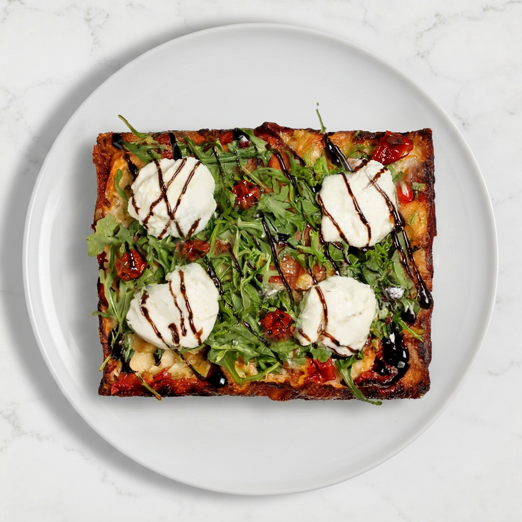 BURRATA PIZZA.
