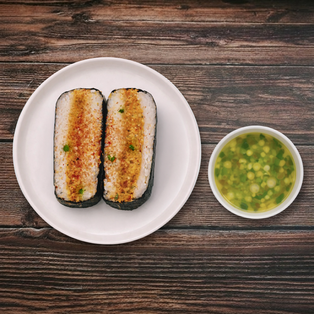 COMBO - Spicy Salmon Musubi.