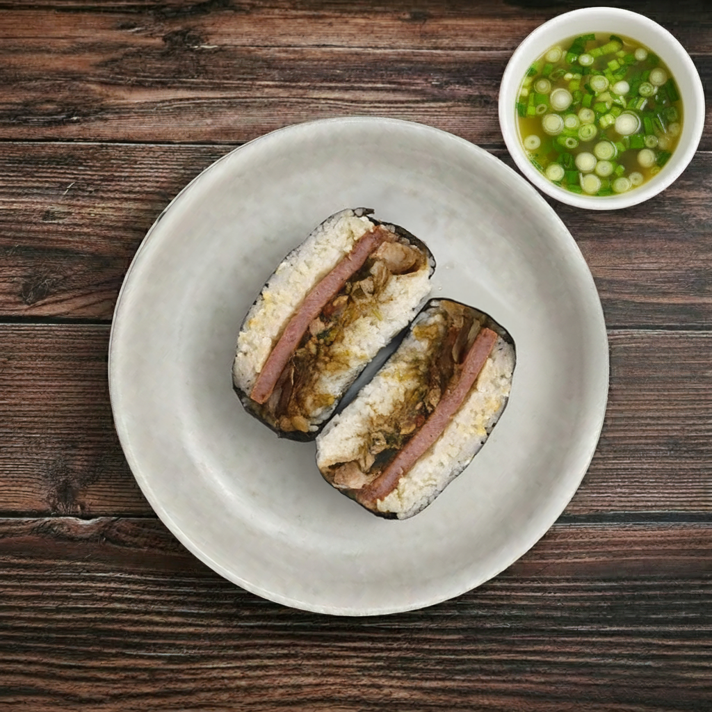COMBO - Teriyaki Chicken Musubi.