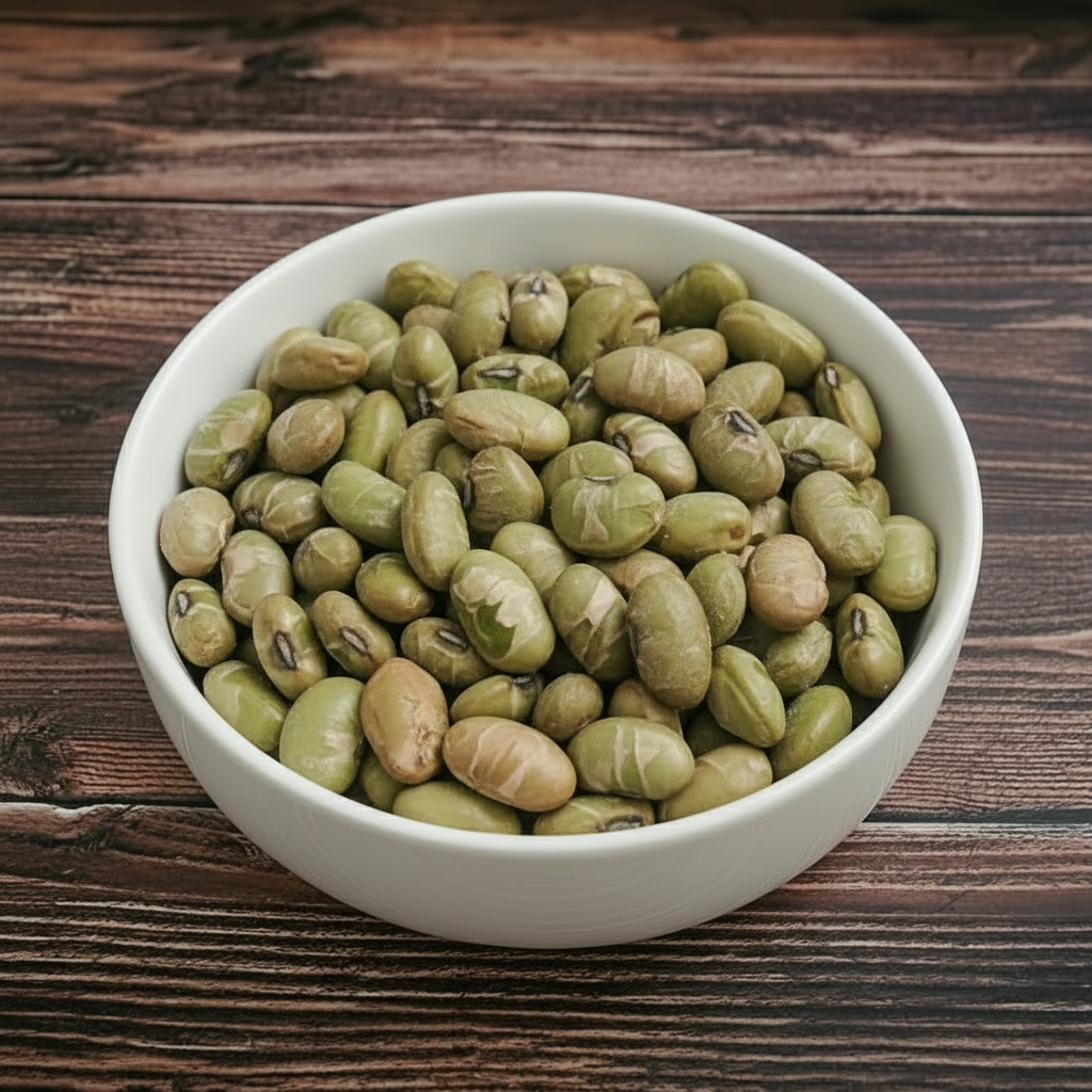 Salted Roasted Edamame.