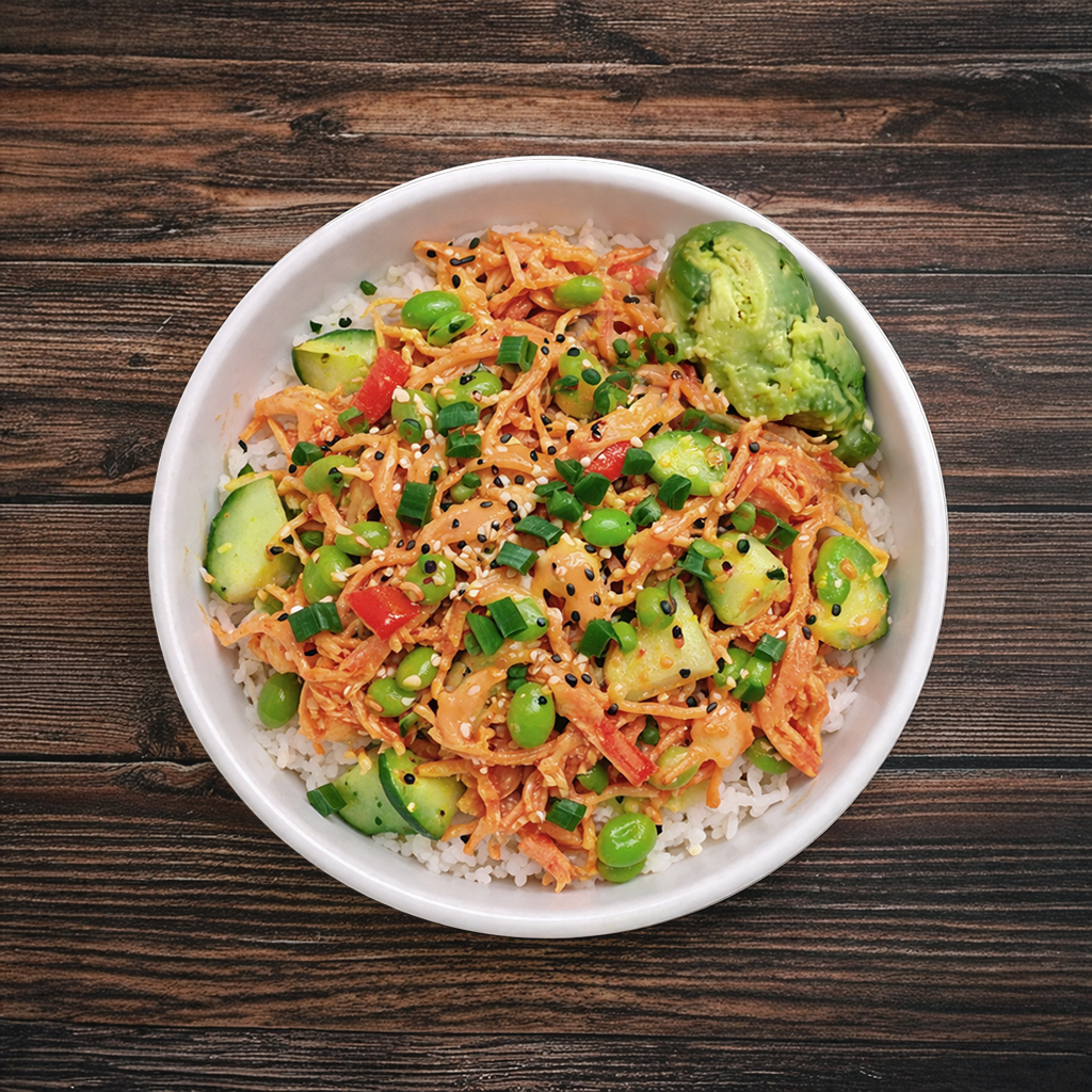 Spicy California Poke - Regular (2 proteins).