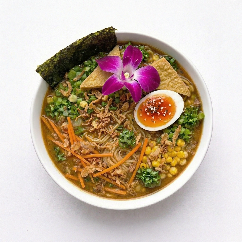 Veggie Curry Ramen.