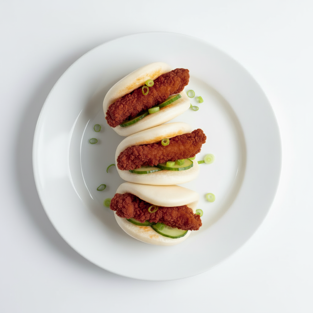 Steamed Gua Bao Chicken Buns (3).