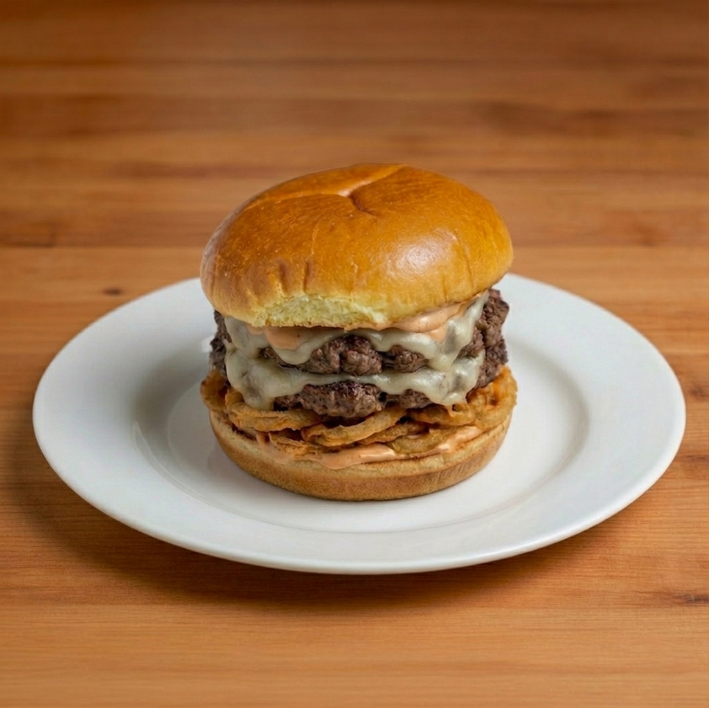 Chinili's Burger Double.