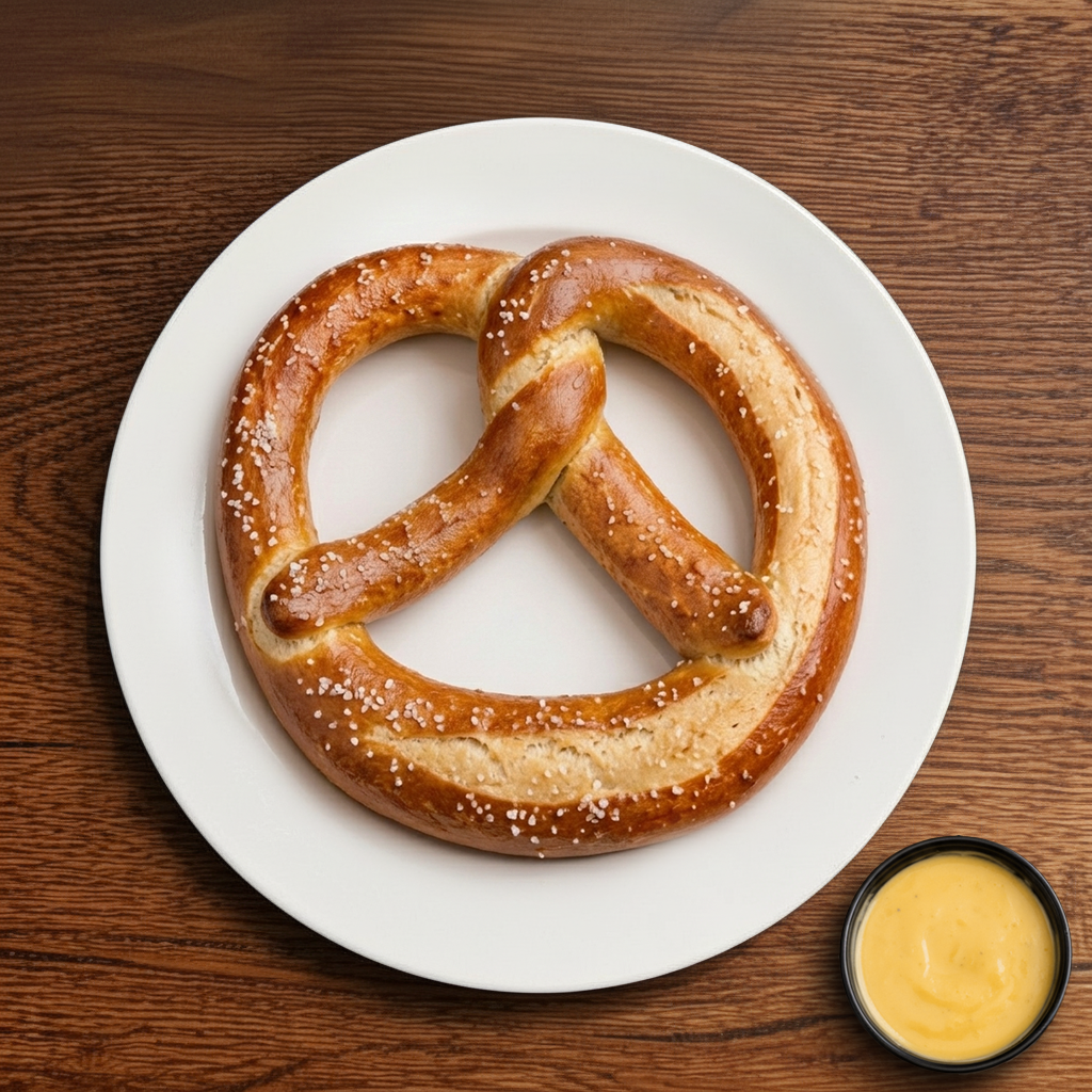 Pretzel and Beer Cheese.