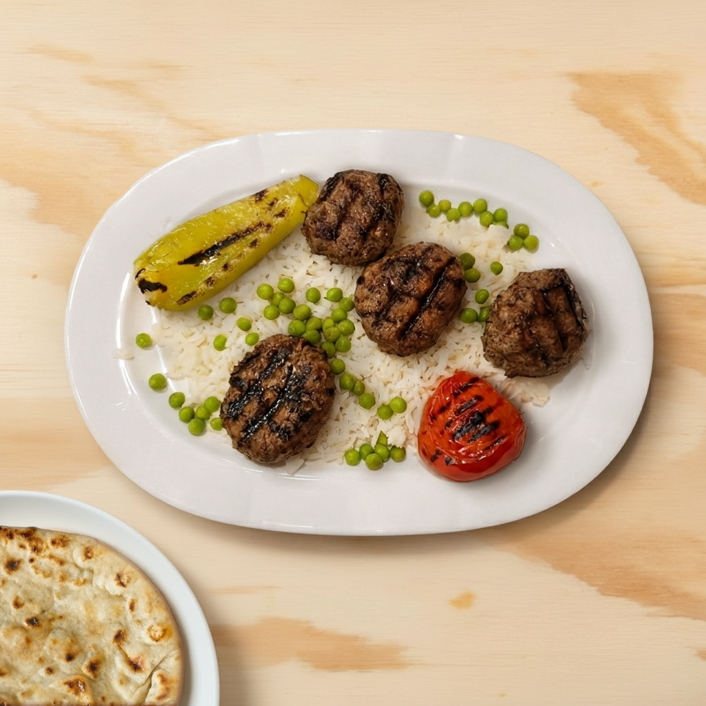 Kofte Kebab Dinner.