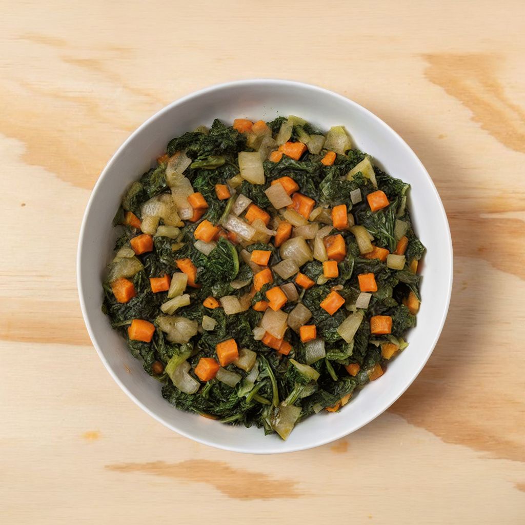 Sauteed Spinach.