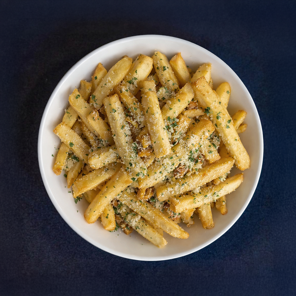 (L)White Truffle Fries.