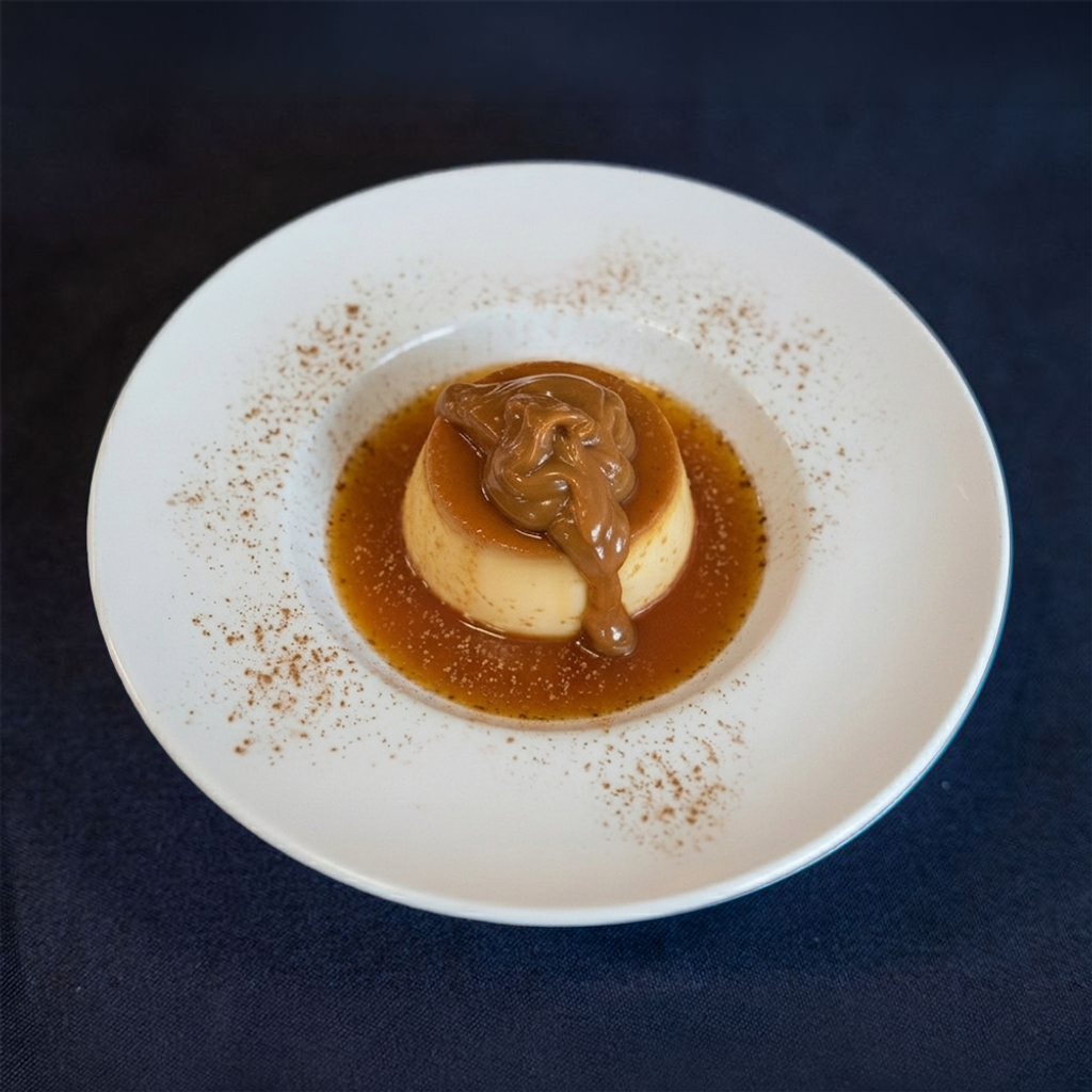 Flan Con Dulce De Leche.