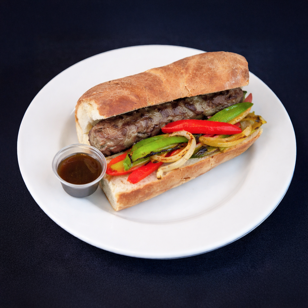 Italian Sausage Sandwich.