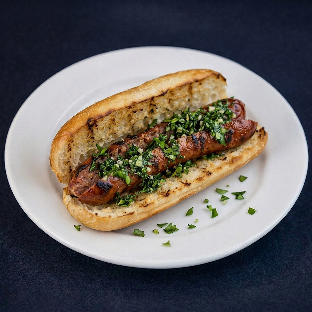 Choripan Sandwich.