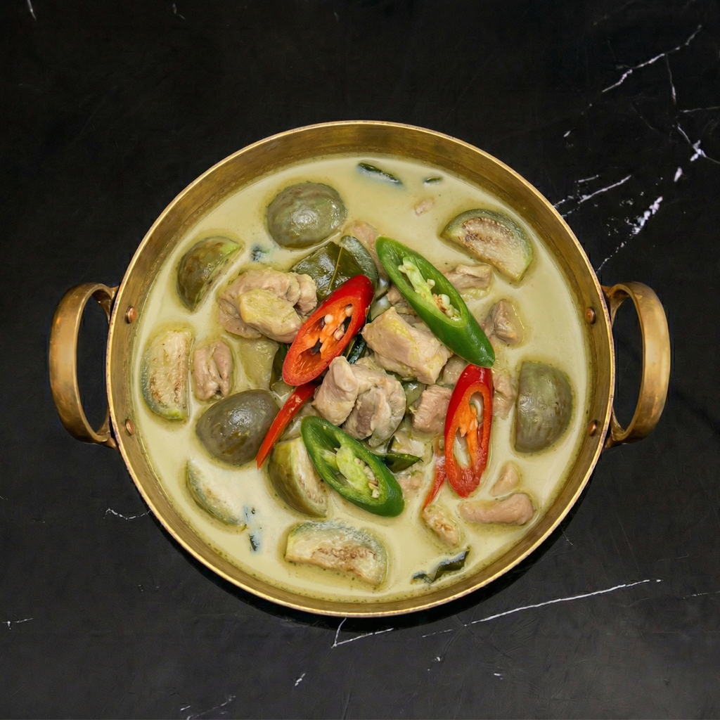 Green curry.