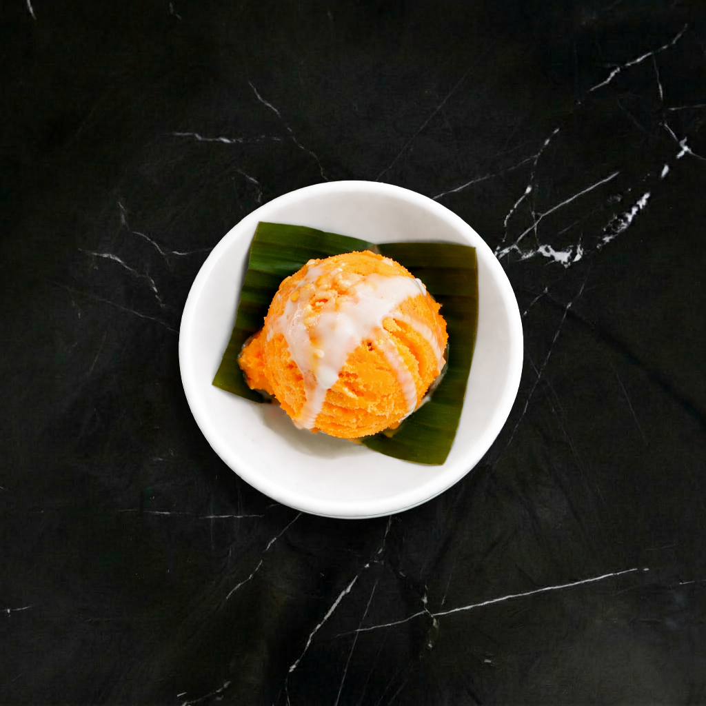 Thai tea ice cream.